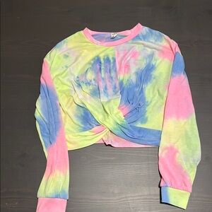 SHEIN Pastel Tie-Dye Top